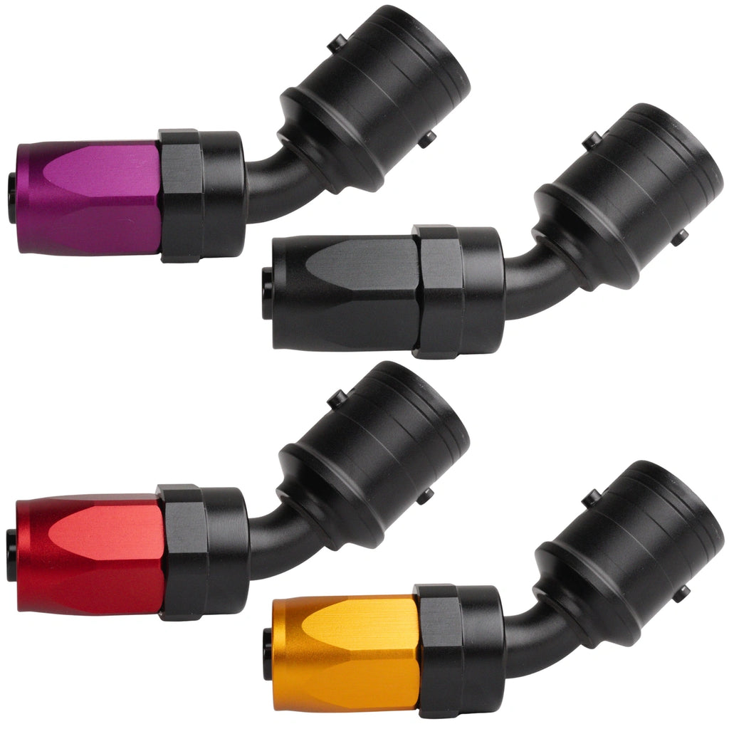 Extremo de manguera desconexión rápida AN10 45°