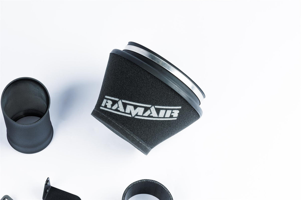 Kit de admisión de espuma de alto rendimiento MAF ovalado Ramair JSK-138-OVAL-BK para Mini Cooper 1.5T Cooper S 2.0T F56