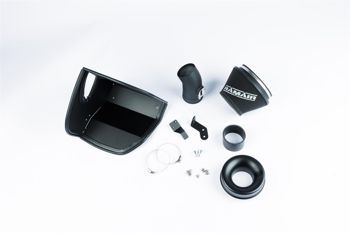 Kit de admisión de espuma de alto rendimiento MAF ovalado Ramair JSK-138-OVAL-BK para Mini Cooper 1.5T Cooper S 2.0T F56