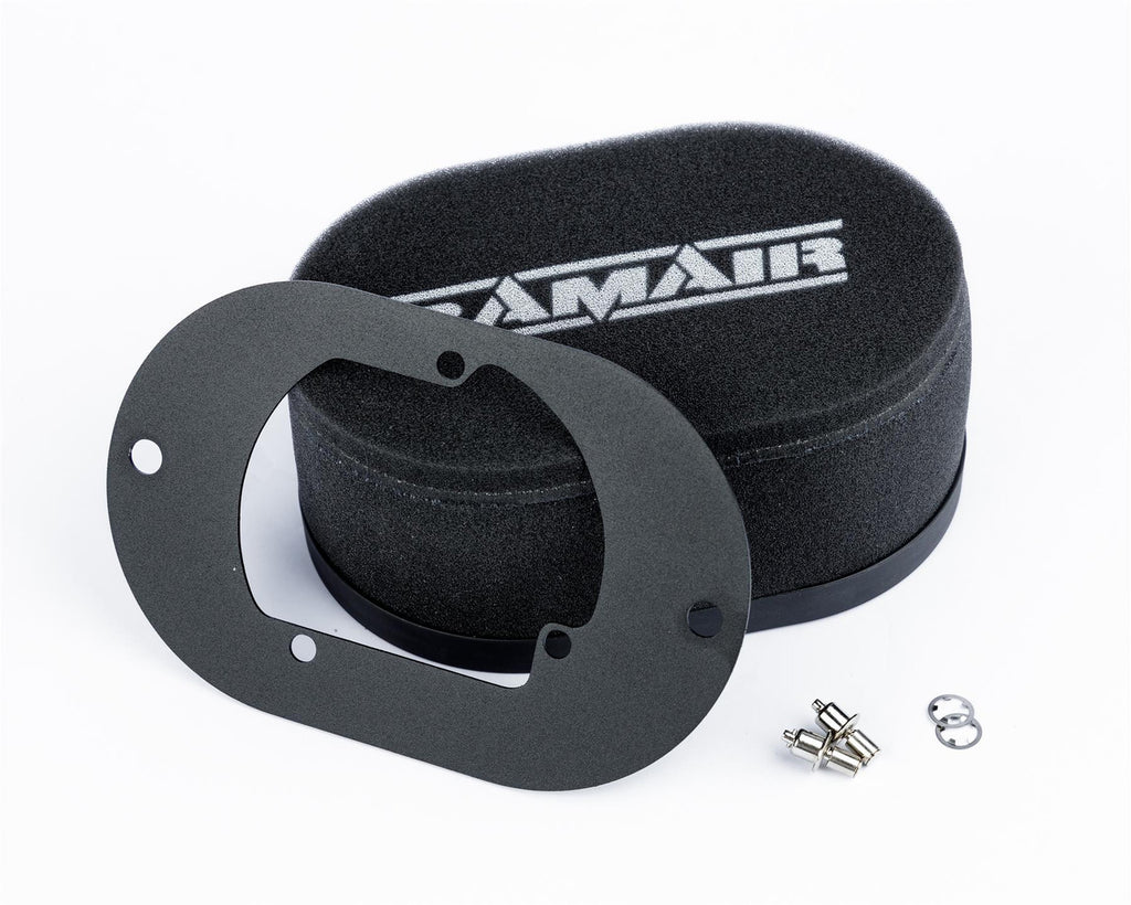 Filtro de aire de espuma Ramair para carburador con placa base para Pierburg 2E2 2E3 2E-E 65 mm