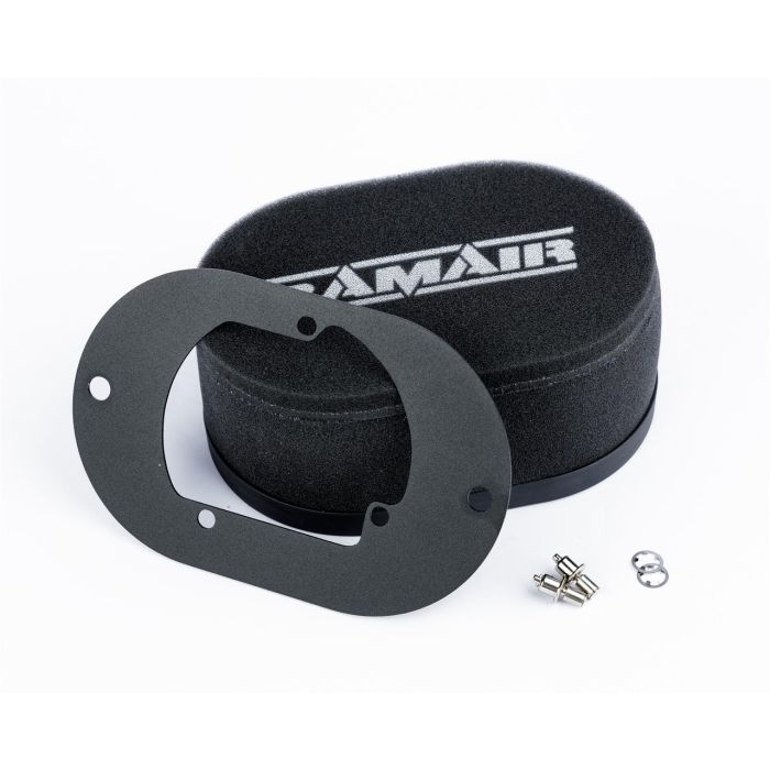 Filtro de aire de espuma para carburador Ramair con placa base para Pierburg 2E2 2E3 2E-E de 65 mm