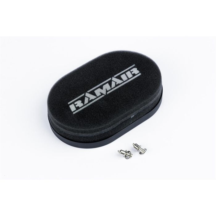 Ramair Carburetor Foam Air Filter with Base Plate, compatible with Weber 32 34 DMTL DMTR DATR, 25mm Internal Height.