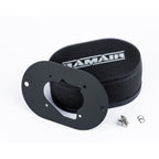 Ramair Carburetor Foam Air Filter with Base Plate, compatible with Weber 32 34 DMTL DMTR DATR, 25mm Internal Height.