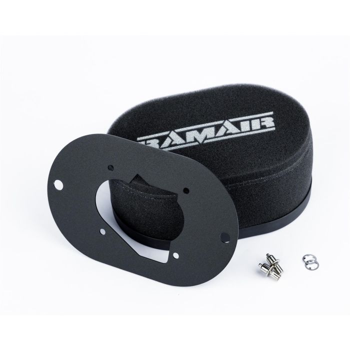 Ramair Carburetor Foam Air Filter with Base Plate, compatible with Weber 32 34 DMTL DMTR DATR, 25mm Internal Height.