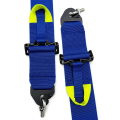 Arnés de competición para HANS FMIC.Pro FIA 2031 8853-2016 de 6 puntos (2+3)" x 3" azul