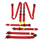 FMIC.Pro FIA 2031 8853-2016 6-point, 5x5 cm, Red Competition Harness