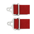 Arnés de carreras Formula FMIC.Pro FIA 2031 8853-2016 de 6 puntos, 2" x 2", rojo