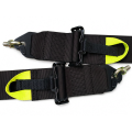 FMIC.Pro FIA 2031 8854/98 4-Point Competition Harness, 3 x 3 inch, Black