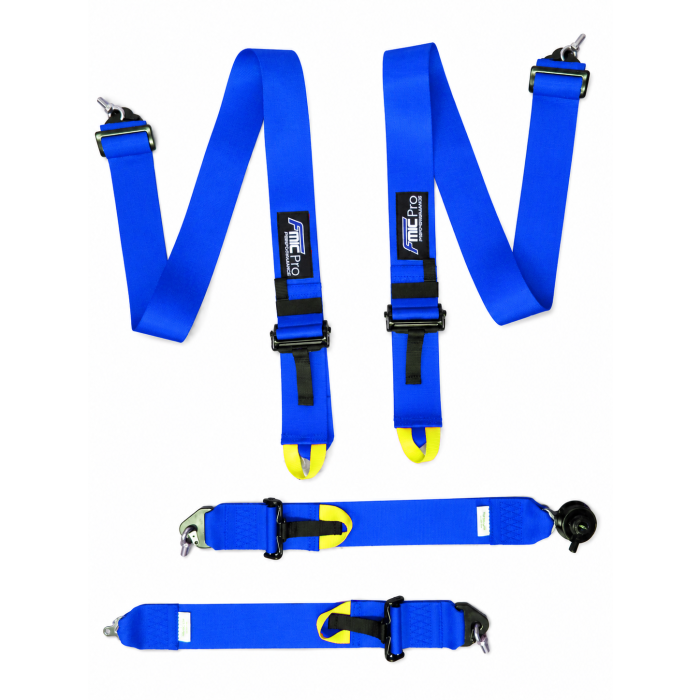 FMIC.Pro FIA 2031 8854/98 4-point, 3x3-inch Competition Harness, Blue
