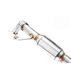 Downpipe RM Motors for Audi A3 S3 8P TT 8J Seat Leon Cupra R Volkswagen Golf VI R 1.8 2.0 TSI TFSI with Euro 3 100 CPSI catalytic converter