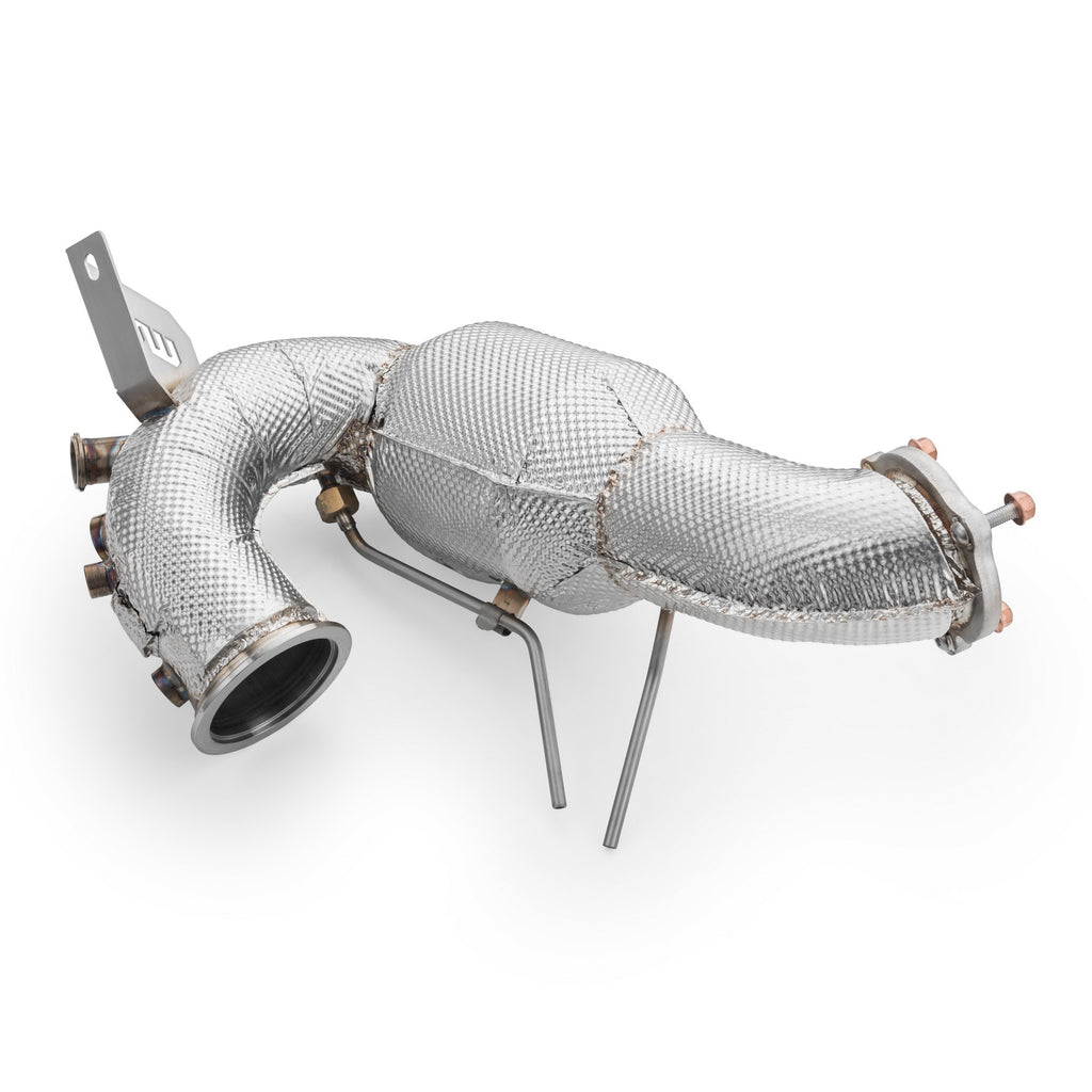 Downpipe para Audi A4 S4 / Avant Quattro / Avant 3.0 TDI MS sin silenciador con protector térmico