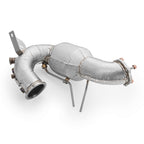 Downpipe para Audi A4 S4 / Avant Quattro / Avant 3.0 TDI MS sin silenciador con protector térmico