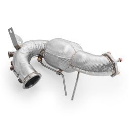 Downpipe for Audi A4 S4 / Avant Quattro / Avant 3.0 TDI MS without Silencer with Heat Shield