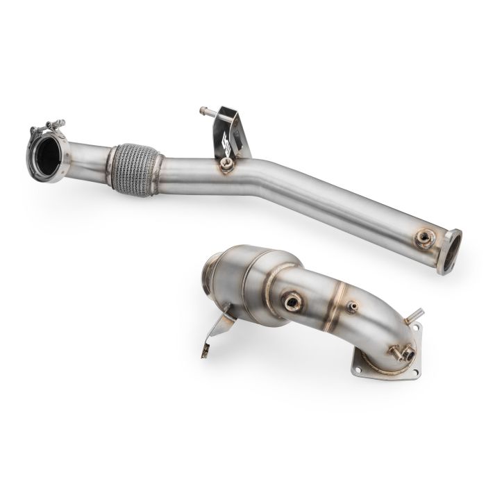 RM Motors downpipe for Hyundai i30N with silencer and pipe