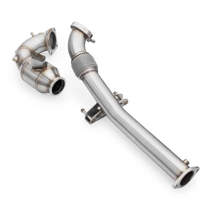 RM Motors downpipe for Hyundai i30N with silencer and pipe