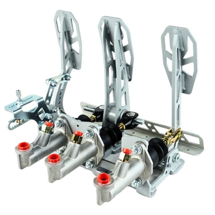 Kit de pedalera para coche con soporte de suelo y reposapiés RacingPedalBoxes