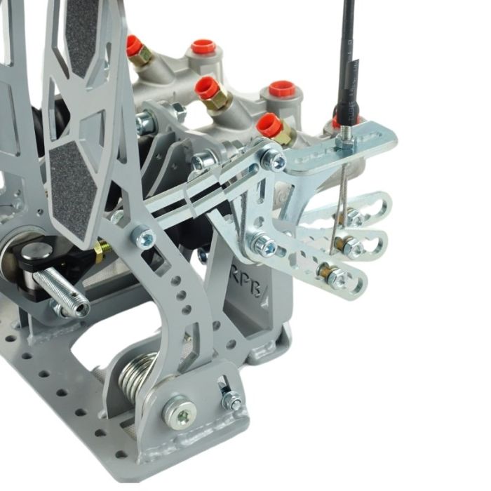 Kit de pedalera para coche con soporte de suelo y reposapiés RacingPedalBoxes