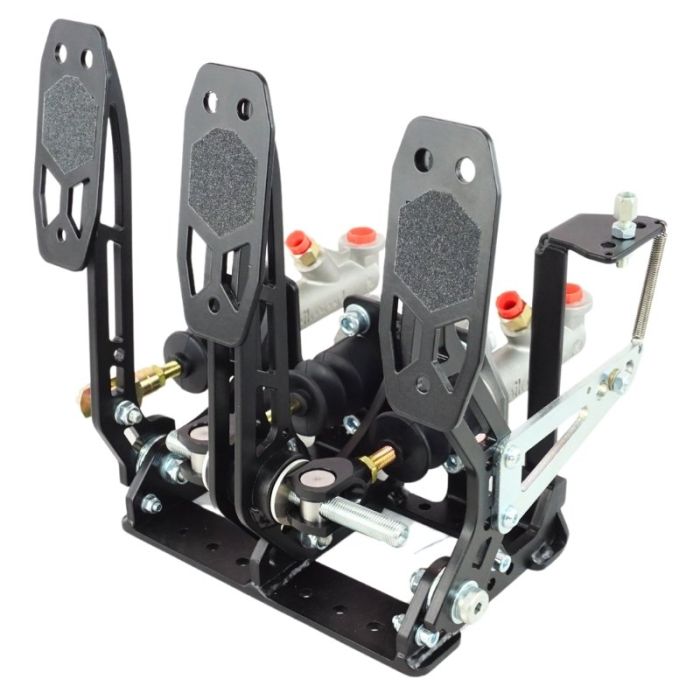 Pedalbox Eco Class de montaje en suelo, compacto, para carreras