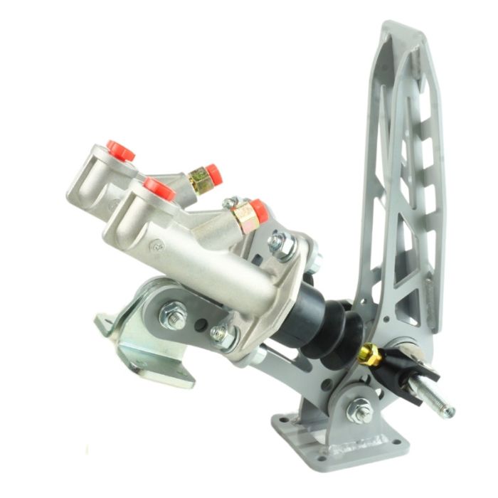 Pedal de freno ajustable en ángulo, montaje en suelo, RacingPedalBoxes