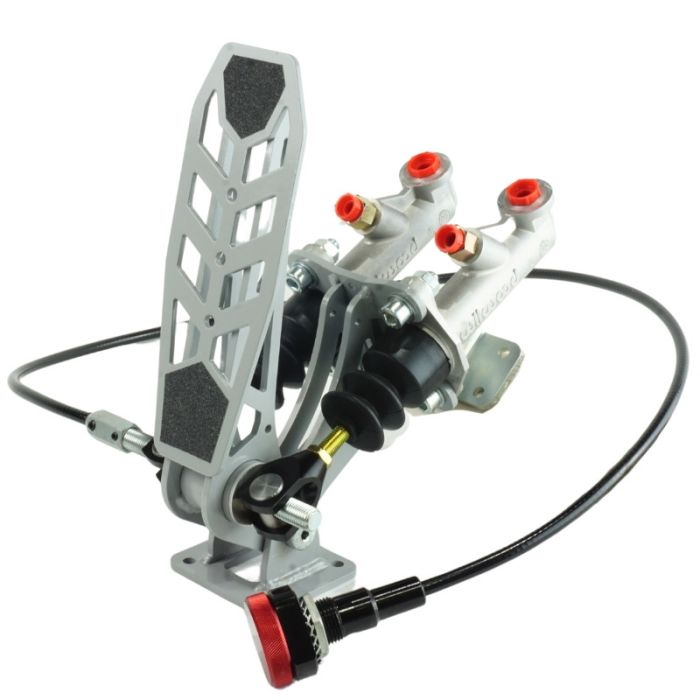 Pedal de freno ajustable en ángulo, montaje en suelo, RacingPedalBoxes