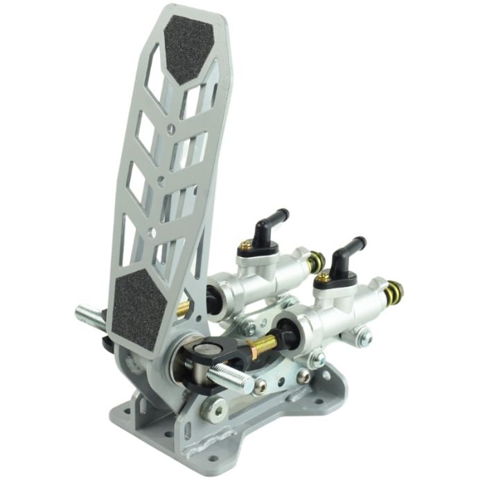 Pedal de freno compatible con cilindros maestros de motocicleta, montaje en piso, RacingPedalBoxes