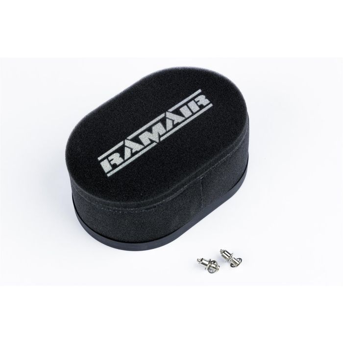 Ramair RS2V2-215-403 Foam Air Filter for Carburetor with Base Plate for Weber 32 34 DFT, 65mm Internal Height.