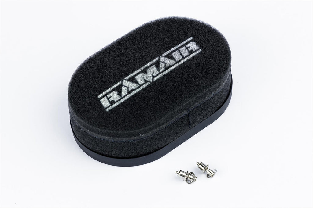 Filtro de aire de espuma Ramair para carburador con base para Weber 32 34 DMTL DMTR DATR 40 mm