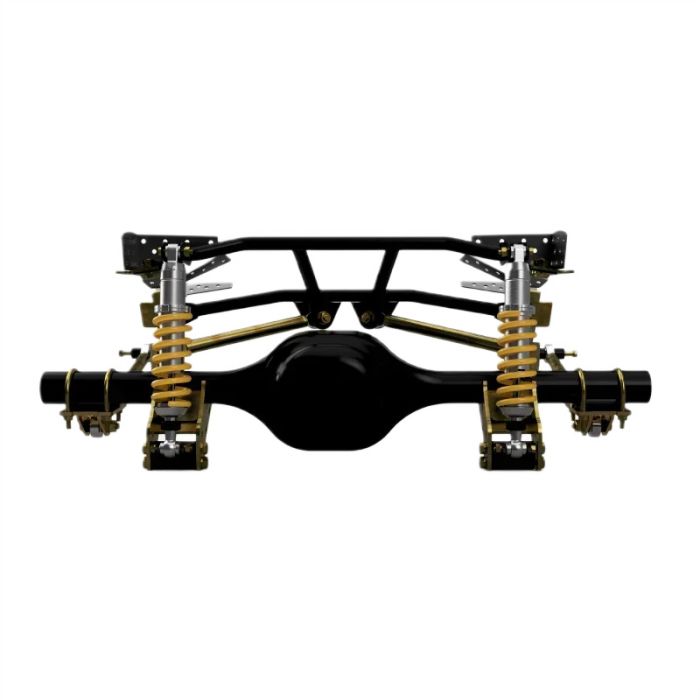 Suspensión trasera de 4 brazos con amortiguadores helicoidales Restomotive para Ford Mustang 1964-1968