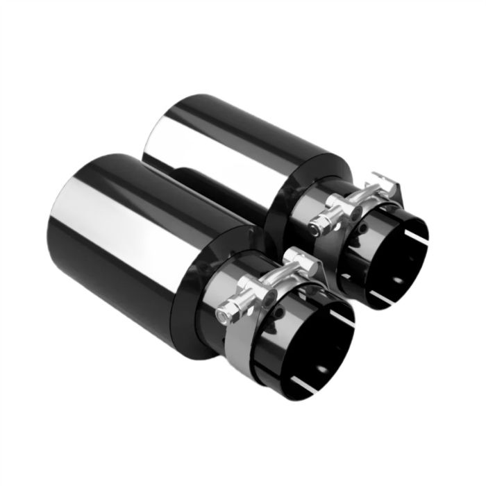Restomotive black titanium exhaust tips