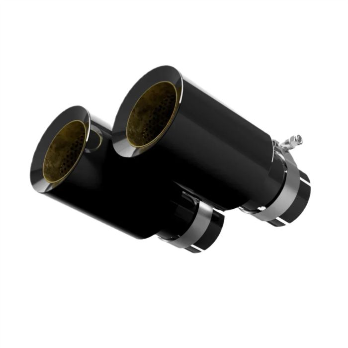 Restomotive black titanium exhaust tips
