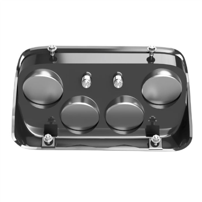 Carcasa del indicador en lugar de la radio Restomotive para Ford Mustang 1967-1968