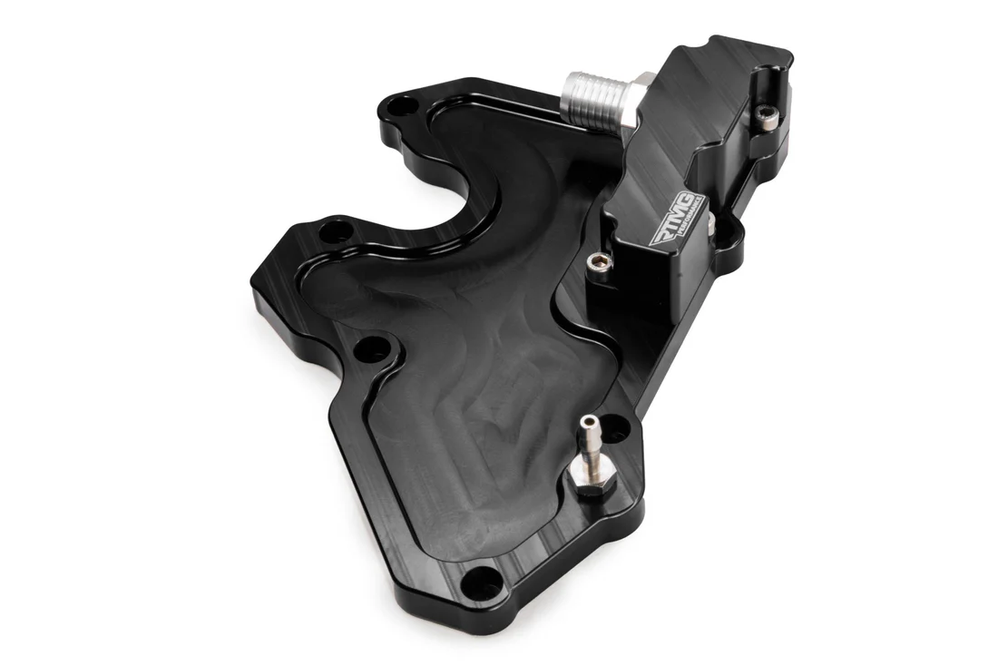 Adaptador de respiradero PCV 17 mm - 0,66 in para tapa de balancines RTMG Performance para 1.8/2.0 TSI EA888 Gen 3 negro