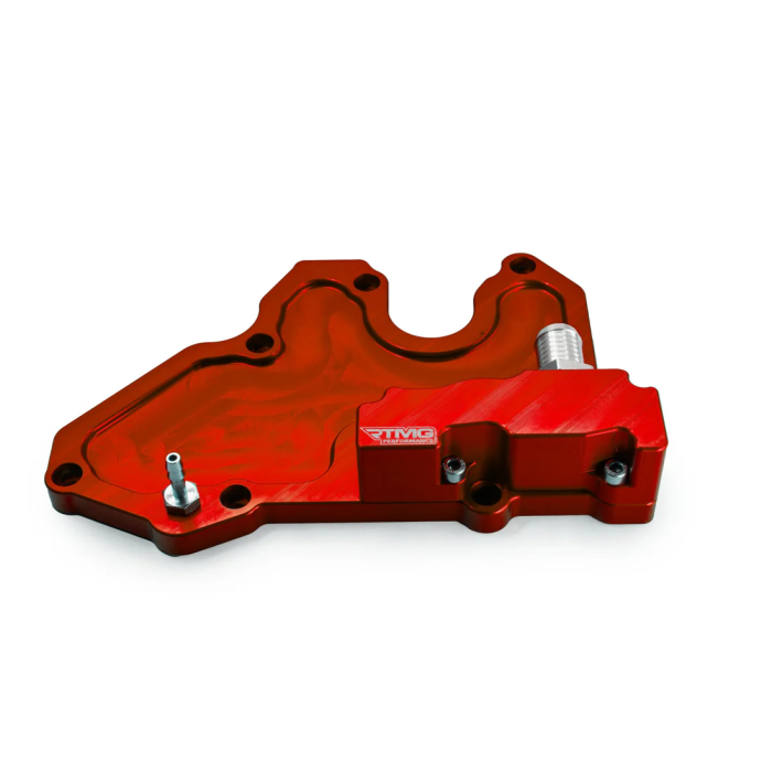 RTMG Performance PCV 17mm - 0.66in Valve Cover Breather Adapter for 1.8/2.0 TSI EA888 Gen 3 Red