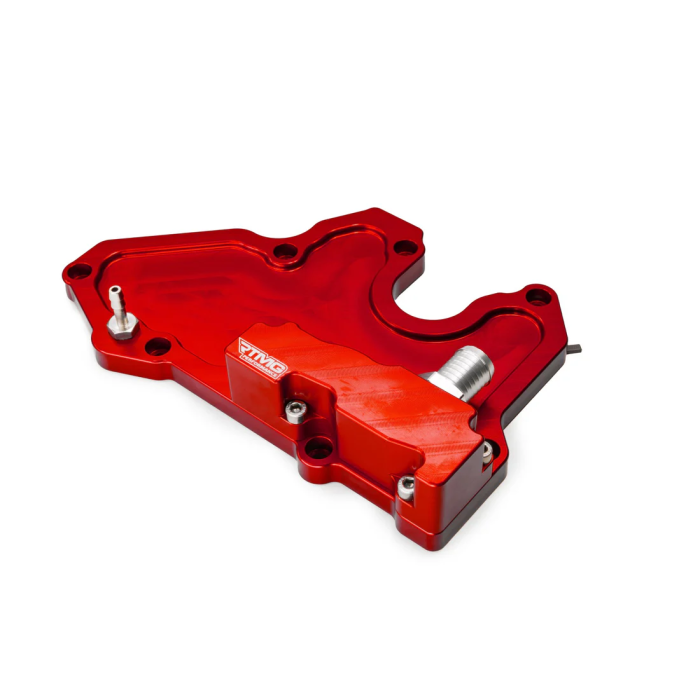 RTMG Performance PCV 17mm - 0.66in Valve Cover Breather Adapter for 1.8/2.0 TSI EA888 Gen 3 Red