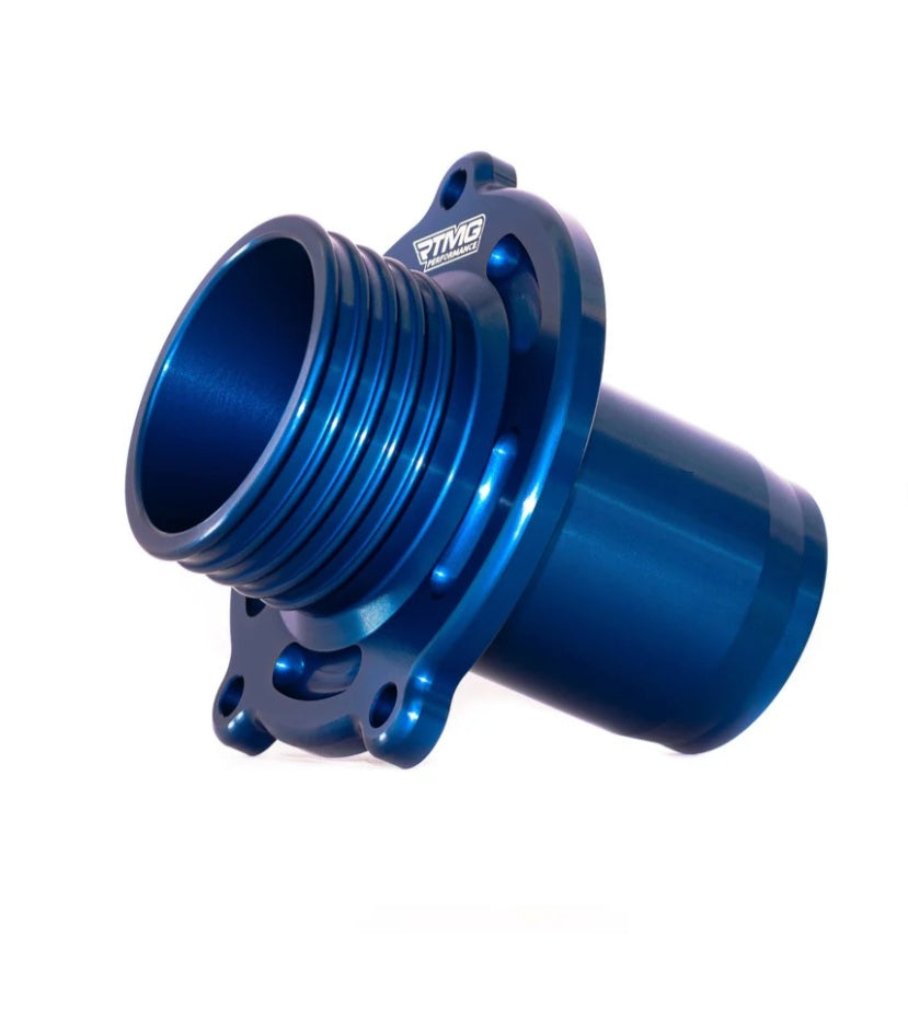 RTMG Performance Muffler Delete para turbocharger K03 1.8 TSI azul