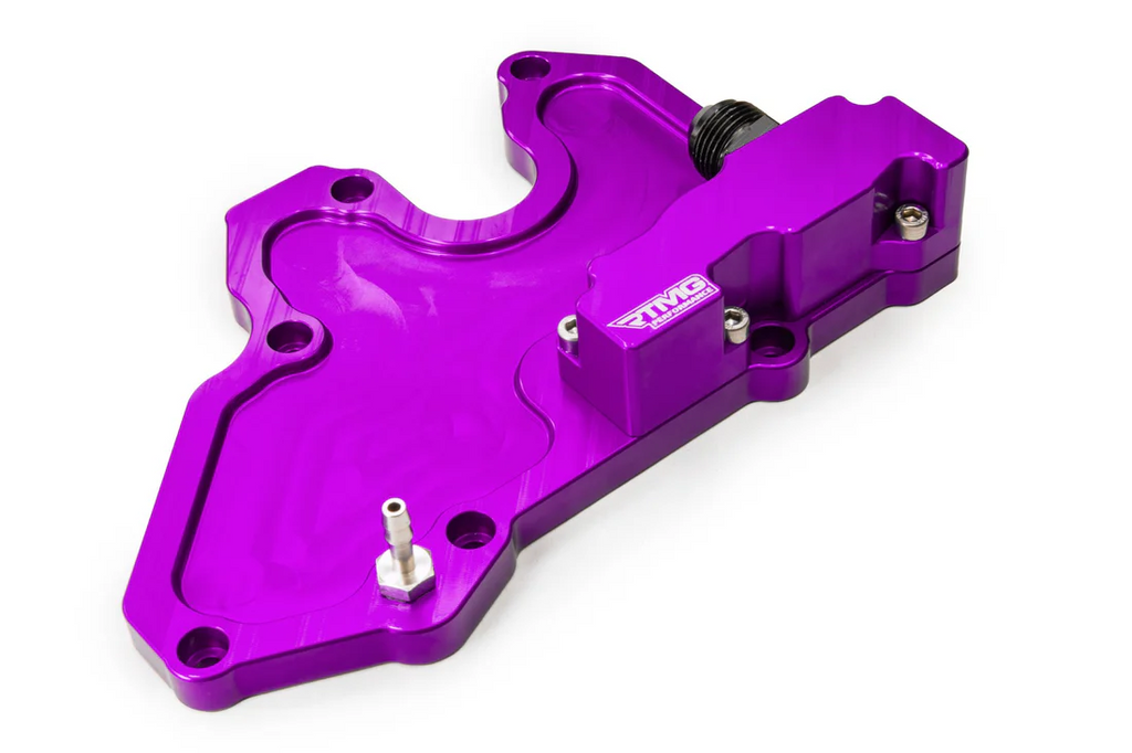 Adaptador de ventilación de la tapa de balancines PCV RTMG Performance AN10 para 1.8/2.0 TSI EA888 Gen 3 morado