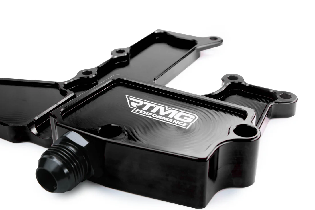 Adaptador de ventilación de la tapa de balancines PCV Racing para 1.8 2.0 TSI EA888 negro