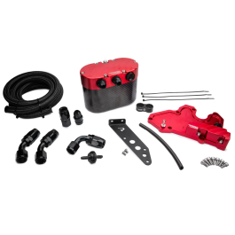 Carbon Oil Catch Can Kit RTMG Performance for VW Golf R MK8 / Cupra 2.0 TSI EA888.4 Red