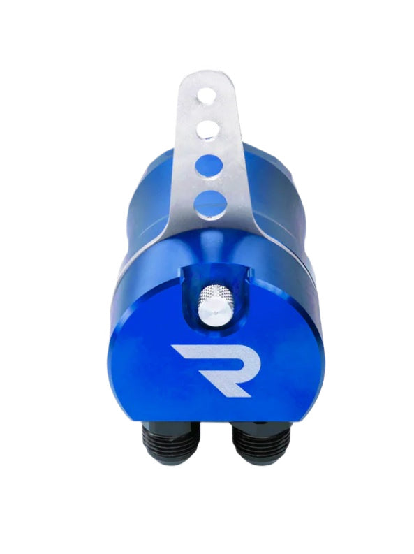 RTMG Performance Oil Catch Can universal pequeña 17 mm - 0,66in azul