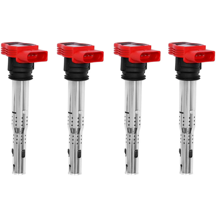 RTMG Performance R8 Ignition Coil Pack Kit for TU5 NFU NFX Peugeot 106 Rallye Citroën Saxo VTS C2 VTS Red