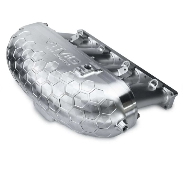 Colector de admisión de aluminio mecanizado V2 sin kit de eliminación de mariposa y riel de combustible RTMG Performance para 1.8 2.0 TSI TFSI EA888 Gen 3