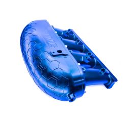 Billet Aluminum Intake Manifold V2 with Flap Delete Kit without Fual Rail RTMG Performance for 1.8 2.0 TSI TFSI EA888 Gen 3 Blue