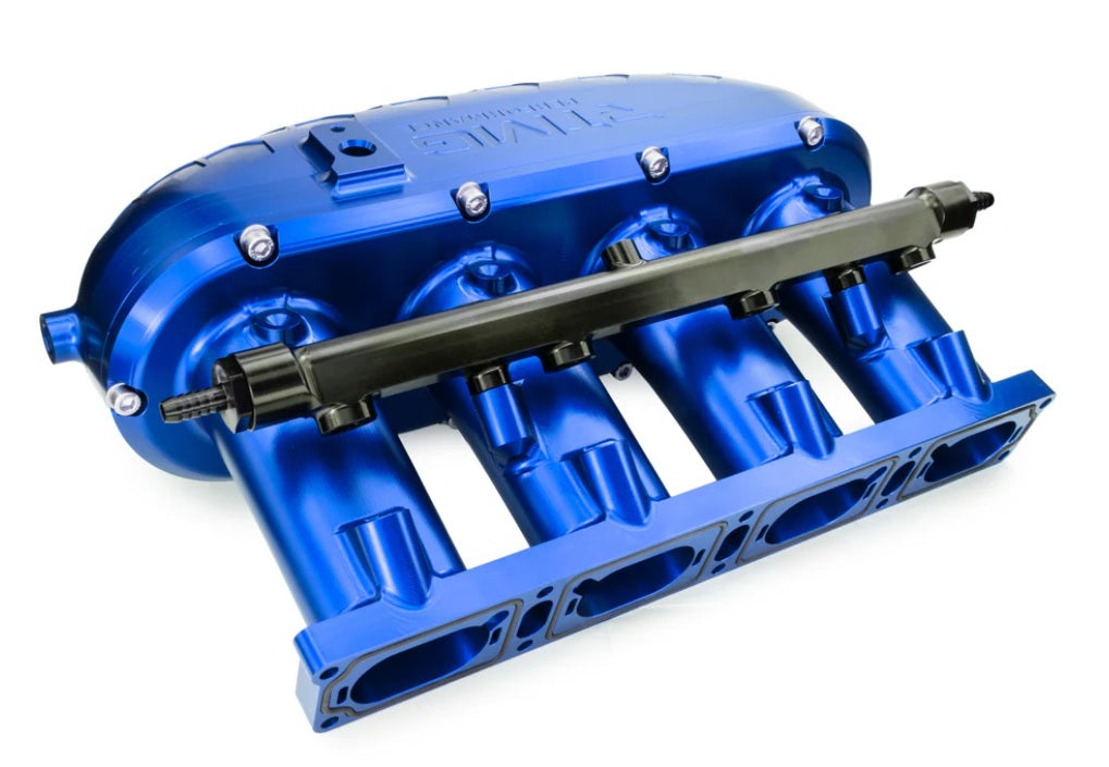 Colector de admisión de aluminio mecanizado V2 sin kit de eliminación de flap con rail de combustible RTMG Performance para 1.8 2.0 TSI TFSI EA888 Gen 3