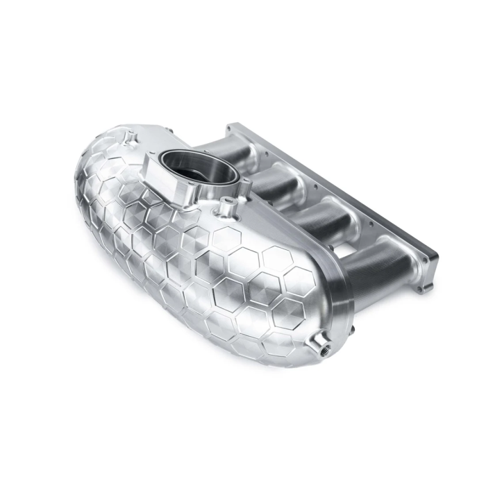 RTMG Performance Machined Aluminum V2 Intake Manifold with Delete Kit and Fuel Rail for 2.0 TSI TFSI EA888 Gen 4 Silver