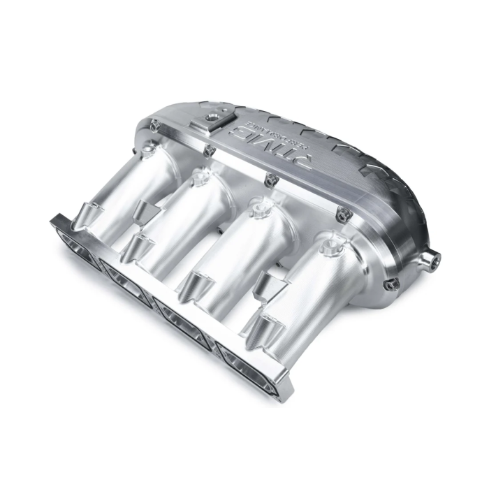 RTMG Performance Machined Aluminum V2 Intake Manifold with Delete Kit and Fuel Rail for 2.0 TSI TFSI EA888 Gen 4 Silver