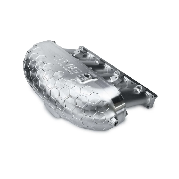 RTMG Performance Machined Aluminum V2 Intake Manifold with Delete Kit and Fuel Rail for 2.0 TSI TFSI EA888 Gen 4 Silver