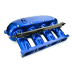 RTMG Performance Billet Aluminum Intake Manifold V2 with Delete and Fuel Rail Kit for 2.0 TSI TFSI EA888 Gen 4 Blue