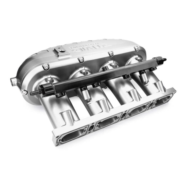 RTMG Performance Machined Aluminum V2 Intake Manifold with Delete Kit and Fuel Rail for 2.0 TSI TFSI EA888 Gen 4 Silver