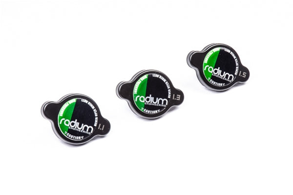 Tapón de radiador Tipo A 1,3 bar Radium Engineering negro