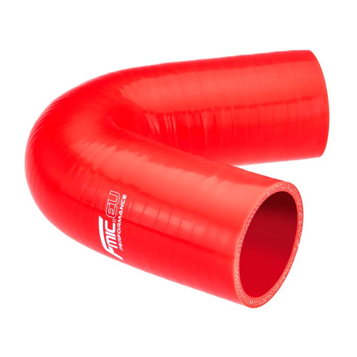 135" (60mm) red silicone elbow